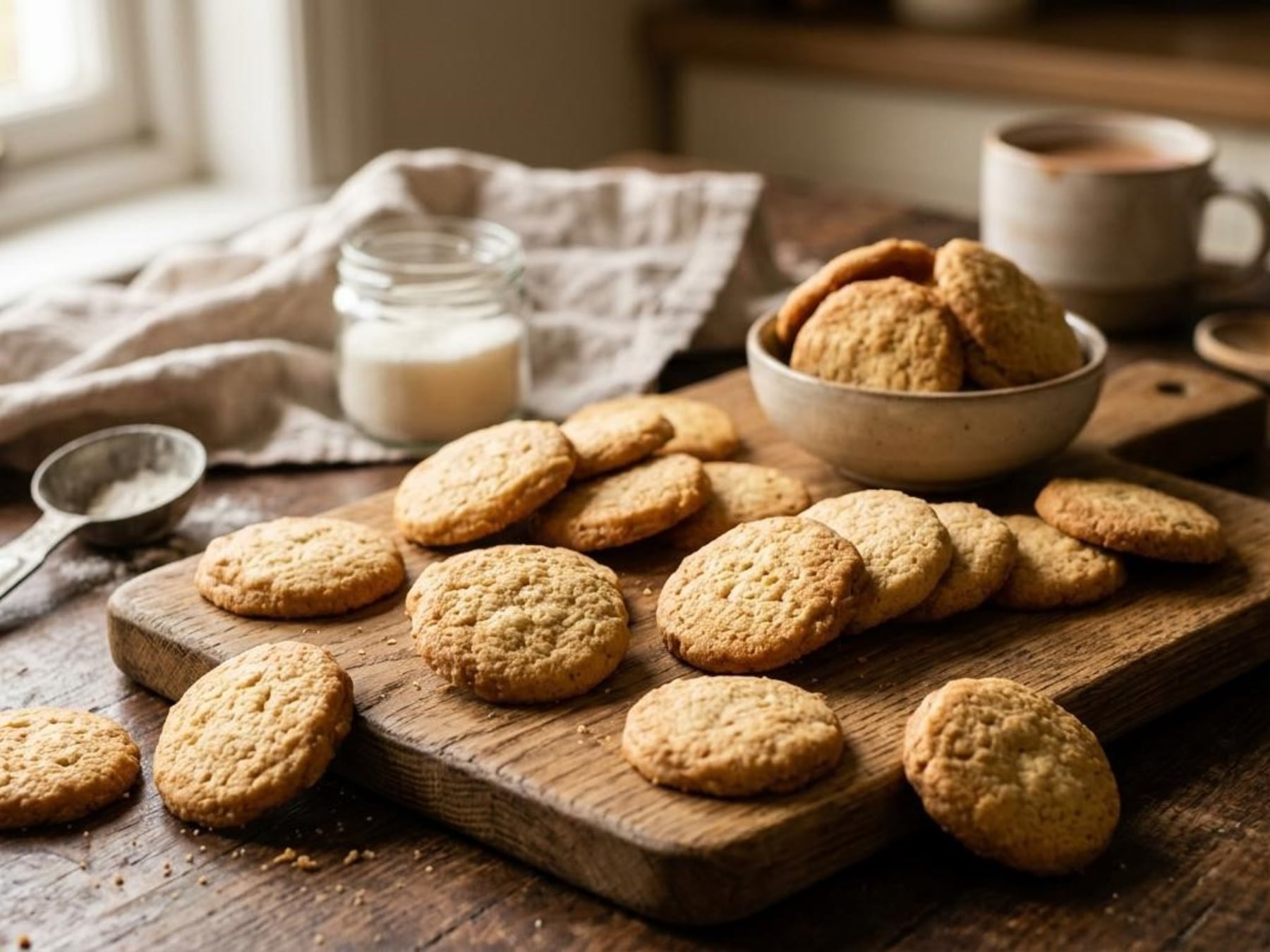 La proporción 3-2-1 para hacer galletitas tiernas con solo tres ingredientes