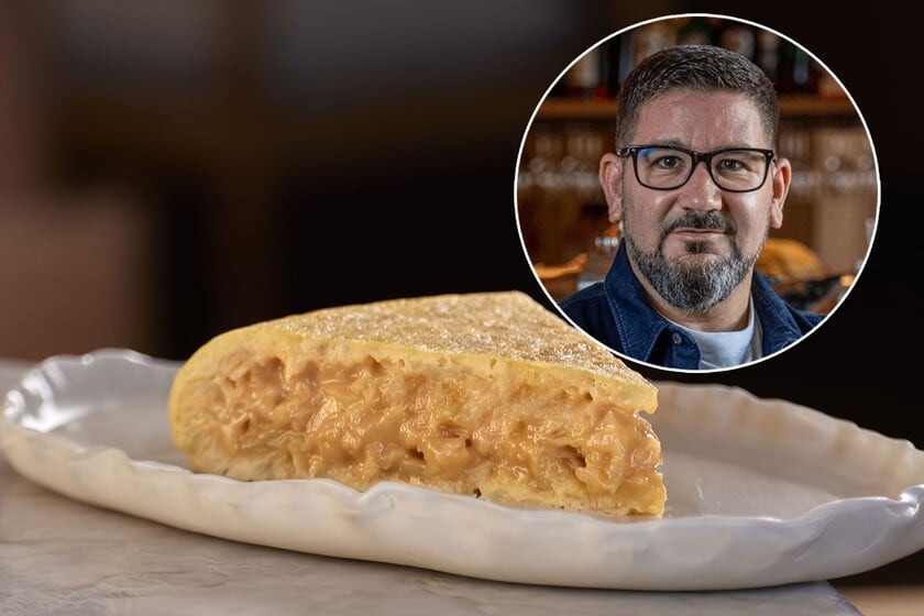 La tortilla de Dani García: cuatro ingredientes, sin cebolla, con mayonesa para que no se seque