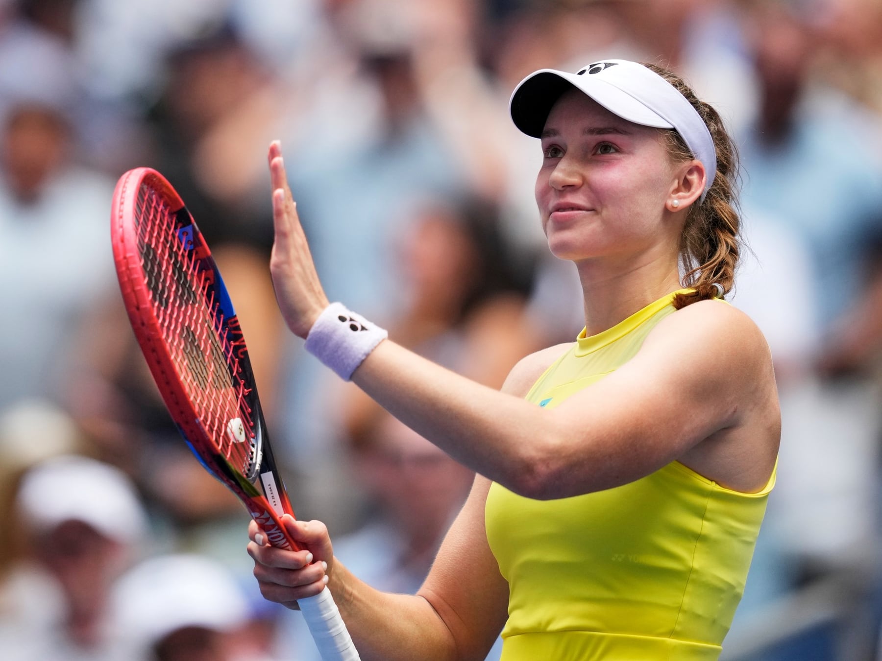 Rybakina la rompió en la hora clave: semifinal en el US Open y número uno del mundo