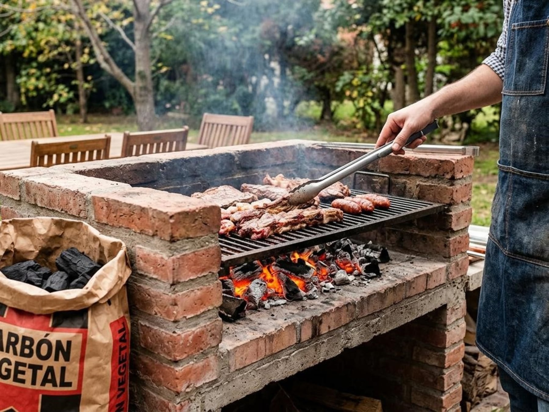 Carbón en el asado: cuánto cargar según la carne y por qué siempre conviene que sobre