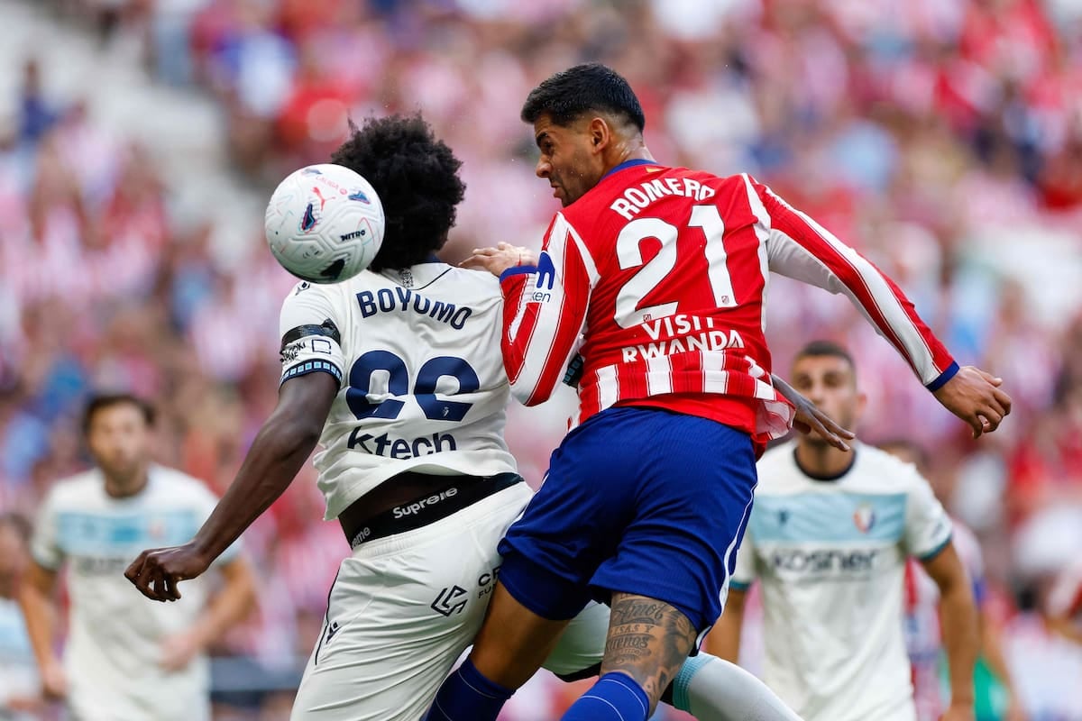 El Atlético de Simeone llega al derbi con la aguja prendida: cuatro pepos a Osasuna en el Metropolitano