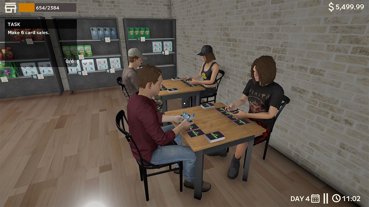 Card Shop Simulator salió del horno: ahora también podés armar mazos y jugar al Tetramon TCG