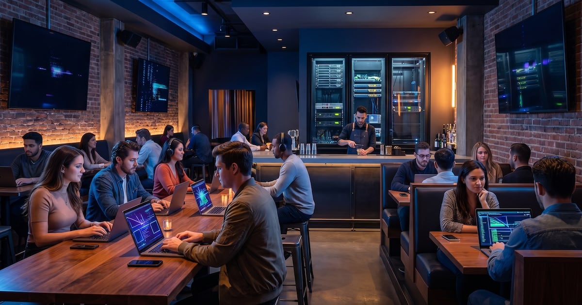 El café ya no te corta el wifi: ahora te presta el cerebro artificial