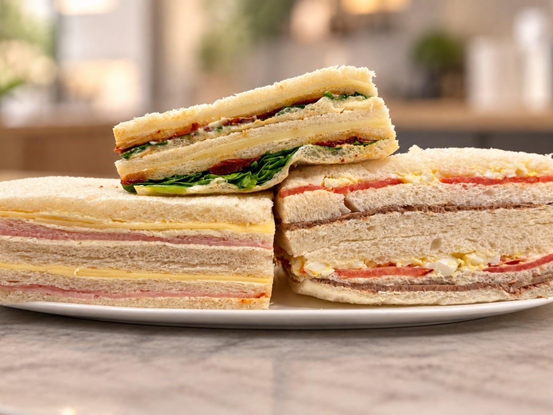 Sándwiches de miga porteños: cinco confiterías, un mismo clásico y notables diferencias de precio, tamaño y relleno