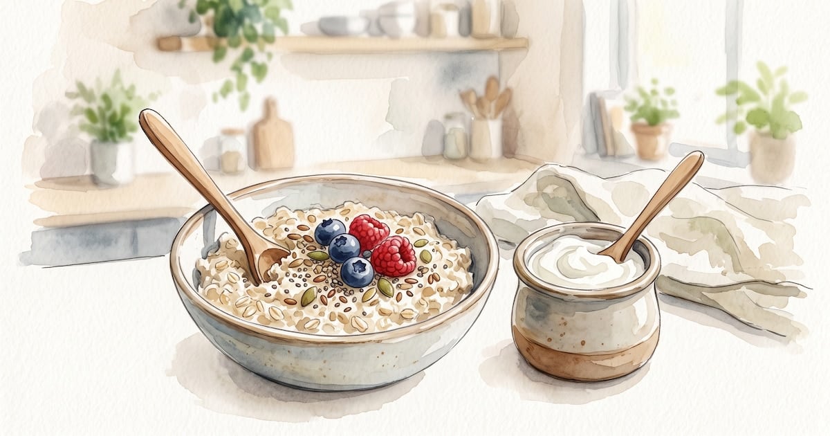 Avena y yogur griego: dos aliados distintos para un mismo problema de regularidad intestinal