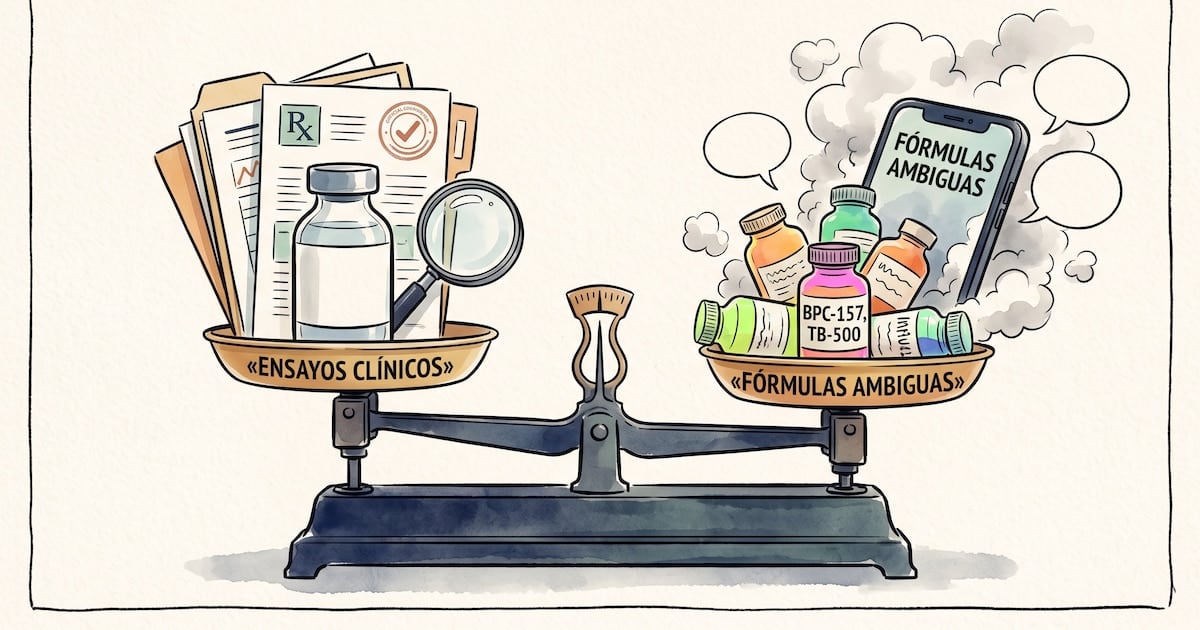 Péptidos bajo la lupa: cuando una misma palabra esconde promesas muy distintas