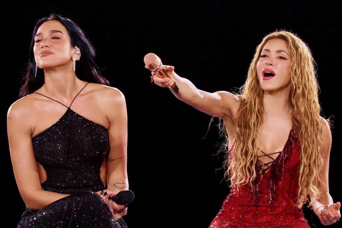 La noche en que Shakira y Dua Lipa se encontraron en Madrid y le pusieron cuerpo a "Antología"
