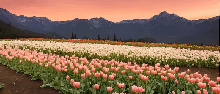 Trevelin despliega su alfombra de tulipanes: arranca la temporada 2026 con más de 30 variedades en flor