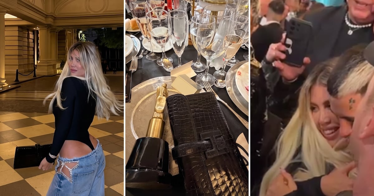 Wanda Nara se subió al escenario del Tango Porteño y se llevó su primer Martín Fierro de la Música: "Me había olvidado de que canté"