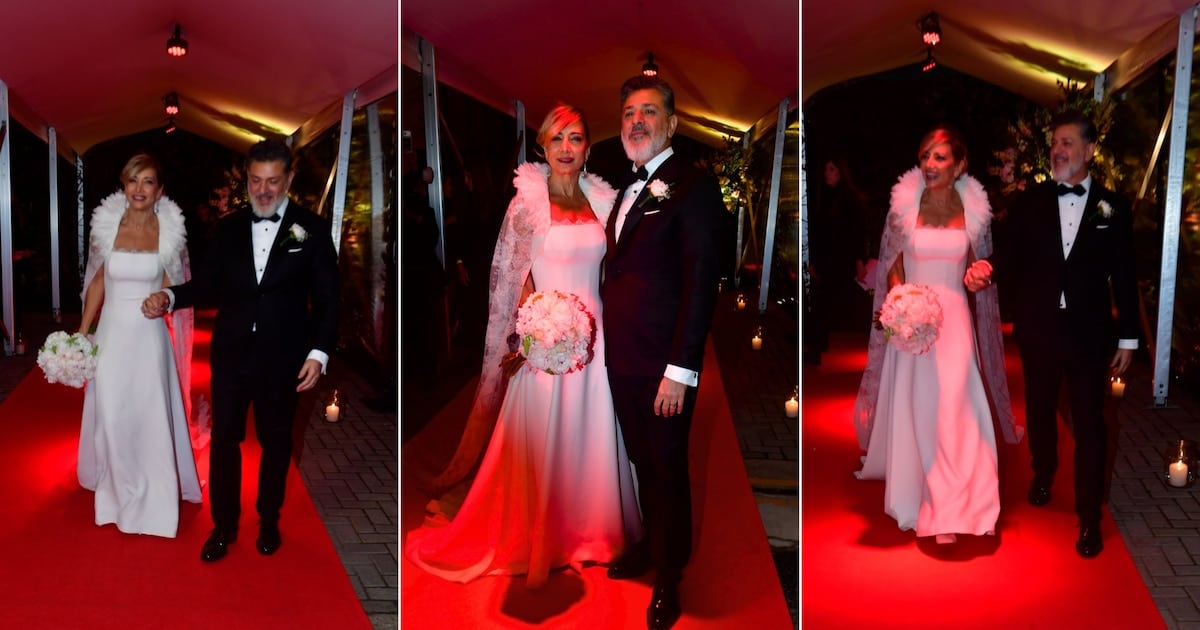 Andrea Ghidone y Pablo Otero celebraron su boda con tango, surprises y una canción inédit