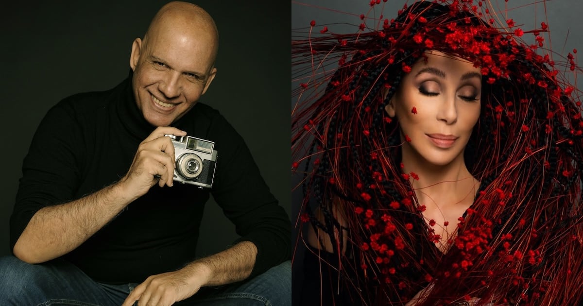 Cher pasó un día entero en el estudio de Gabriel Machado y el fotógrafo todavía lo recuerda